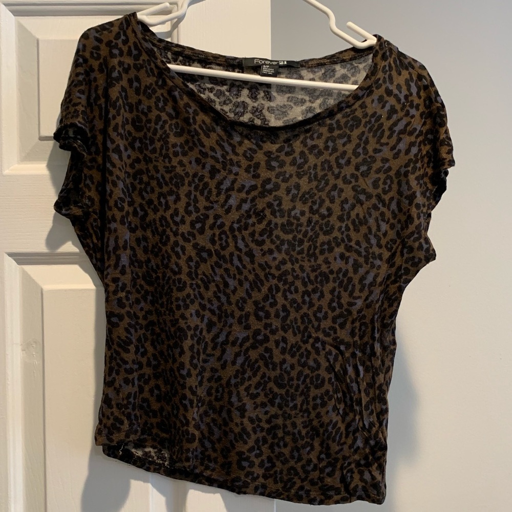 Cheetah print top